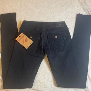True Religion Black Skinny Jeans Classic Fit